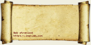 Javor Michaud vizit kartica